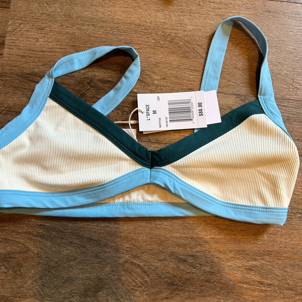 NWT LSPACE Taylor Bikini top